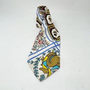 Vtg TIFFANY COLLECTION JORDAN MARSH Men’s Tie Loud Mod Animals Paisley 60s